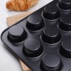 Black Non-stick Baking Pan 12 Cups Muffin Mold Cake Baking Mold Black Non-stick Baking Pan 12 Cups Muffin Mold Cake Baking Mold