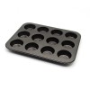 Black Non-stick Baking Pan 12 Cups Muffin Mold Cake Baking Mold Black Non-stick Baking Pan 12 Cups Muffin Mold Cake Baking Mold