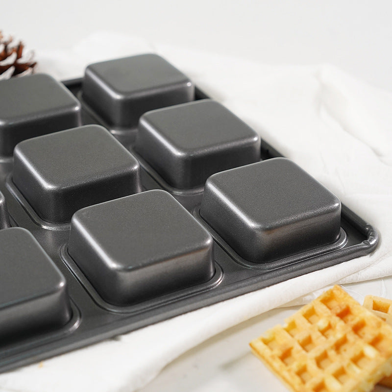 Square Delight 12-Cup Non-stick Cupcake and Brownie Baking Pan Square Delight 12-Cup Non-stick Cupcake and Brownie Baking Pan
