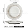 Mocaa Stone Series Phnom Penh Tableware Ceramic Dinnerware Flat Plate
