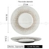 Mocaa Stone Series Phnom Penh Tableware Ceramic Dinnerware Flat Plate