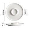 Weiss Series Dinnerware Collection White Volcano Plate Ceramic Disc Weiss Series Dinnerware Collection White Volcano Plate Ceramic Disc