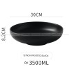 Ceramic Round Serving Bowl Wide Shallow Bowl Black Matte Bowl Ceramic Round Serving Bowl Wide Shallow Bowl Black Matte Bowl