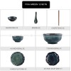 Kiln Under glazed Ceramic Tableware Creative Lotus Leaf Tableware Set Kiln Under glazed Ceramic Tableware Creative Lotus Leaf Tableware Set