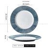 Carll Solar Series Dinnerware Collection Ceramic Blue/White Plate Carll Solar Series Dinnerware Collection Ceramic Blue/White Plate