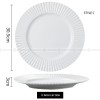 Nordic Dinnerware Carll Solar Series Ceramic White Dinner Plate Nordic Dinnerware Carll Solar Series Ceramic White Dinner Plate
