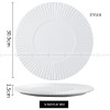Nordic Dinnerware Carll Solar Series Ceramic White Dinner Plate Nordic Dinnerware Carll Solar Series Ceramic White Dinner Plate