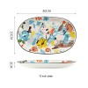 Hand-Drawn Doodle Ceramic Bowls and Plates - Household Dinnerware Hand-Drawn Doodle Ceramic Bowls and Plates - Household Dinnerware