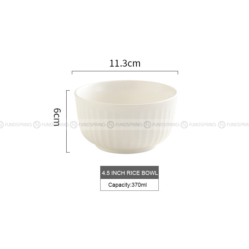 Nordic Tableware Vertical Stripes Dinnerware Ceramic Bowls Plates Nordic Tableware Vertical Stripes Dinnerware Ceramic Bowls Plates