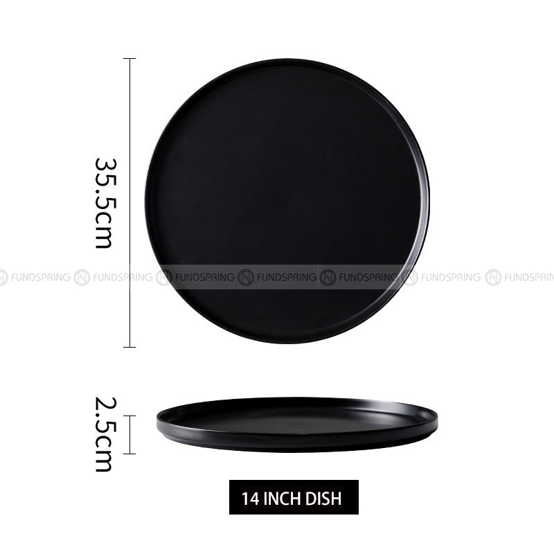 Minimalism Ceramic Tableware Dinnerware Dish Deep Plate Flat Plate Minimalism Ceramic Tableware Dinnerware Dish Deep Plate Flat Plate