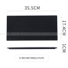 Black Frosted Ceramic Tableware Rectangular Oval/Round Flat Plate