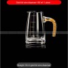 Liquor Dispenser With Gold Foil Handle Glass Dispenser With Scale