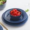 Nordic Tableware Vertical Stripes Dinnerware Ceramic Bowls Plates Nordic Tableware Vertical Stripes Dinnerware Ceramic Bowls Plates