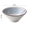 Sophisticated Hat-Shaped Ceramic Bowls Set - 7''/8'' - Japanese Inspired