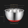 Stainless Steel Splash-proof Basin Silicone Bottom Egg Beating Basin Stainless Steel Splash-proof Basin Silicone Bottom Egg Beating Basin