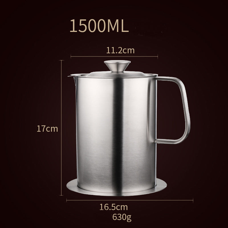 304 Stainless Steel Oil Filter Pot Filter Leak-proof Oil Pot 304 Stainless Steel Oil Filter Pot Filter Leak-proof Oil Pot