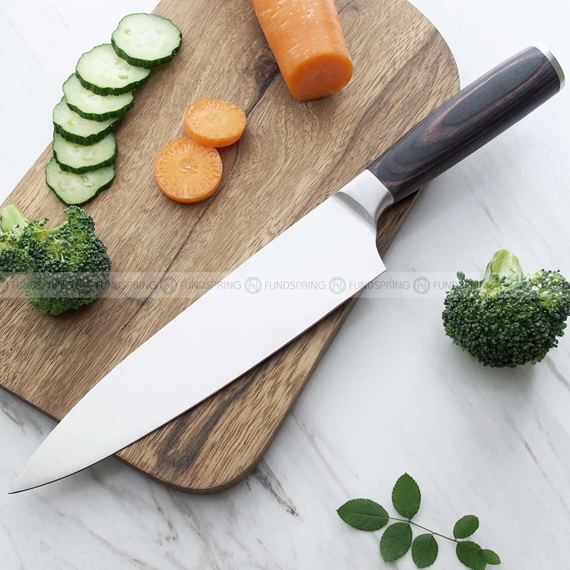 PrecisionCraft 8-Inch High Carbon Stainless Steel Chef's Knife PrecisionCraft 8-Inch High Carbon Stainless Steel Chef's Knife