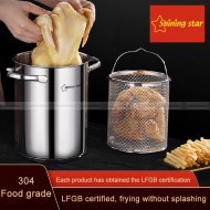 Fryer Kitchen Appliance Multifunctional 304 Stainless Steel Fryer Fryer Kitchen Appliance Multifunctional 304 Stainless Steel Fryer