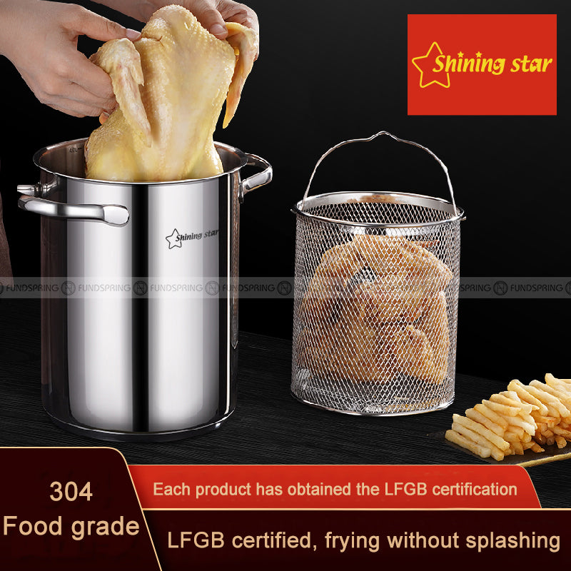 Fryer Kitchen Appliance Multifunctional 304 Stainless Steel Fryer Fryer Kitchen Appliance Multifunctional 304 Stainless Steel Fryer