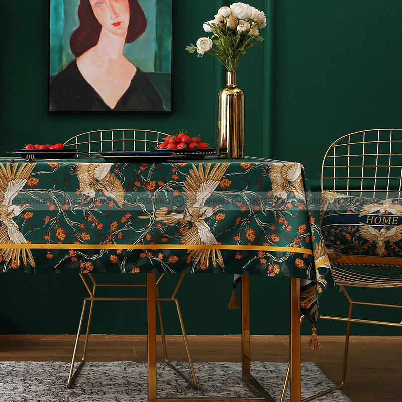 Waddesdon Manor Tablecloth Light Luxury Desk Cover Velvet Table Cloth Waddesdon Manor Tablecloth Light Luxury Desk Cover Velvet Table Cloth