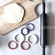 11-Inch Rolling Pin Roller Flour Stick Adjustable Thickness Rolling Pin 11-Inch Rolling Pin Roller Flour Stick Adjustable Thickness Rolling Pin