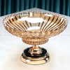 Contemporary High-Foot Crystal Glass Fruit Bowl for a Stylish Table Display Contemporary High-Foot Crystal Glass Fruit Bowl for a Stylish Table Display