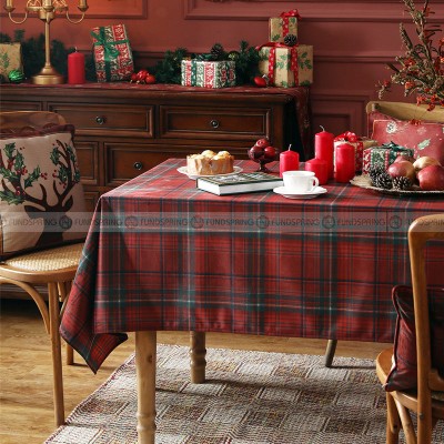 Lapland Tablecloth Christmas Table Cover Red Gingham Table Clothes Lapland Tablecloth Christmas Table Cover Red Gingham Table Clothes