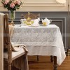 Seligeman Tablecloth Lace White Desk Cloth Cotton Fabrics Table Cover Seligeman Tablecloth Lace White Desk Cloth Cotton Fabrics Table Cover