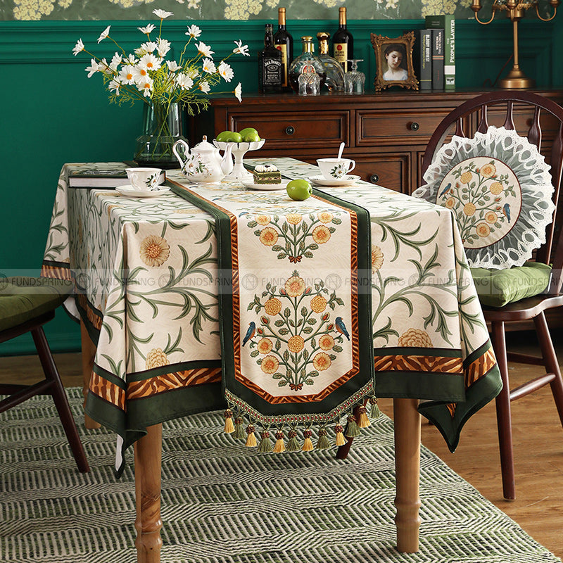 Botticelli Table Runner Light Luxury Modern Decorative Covering Cloth Botticelli Table Runner Light Luxury Modern Decorative Covering Cloth