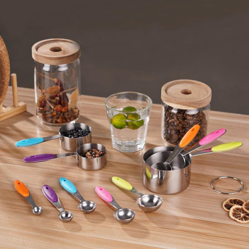 Stainless Steel Baking Scale Measuring Spoon Measuring Cup Set