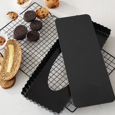 14-Inch Large Bread Pan Cake Mold Corrugated Toast Baking Pan 2 Pcs 14-Inch Large Bread Pan Cake Mold Corrugated Toast Baking Pan 2 Pcs