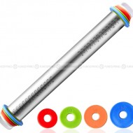 Stainless Steel Rolling Pin Adjustment Thickness Kneading Tool 17-Inch Stainless Steel Rolling Pin Adjustment Thickness Kneading Tool 17-Inch