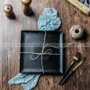 Ceramic Tableware Dining Plate Creative Frosted Black Square Plate Ceramic Tableware Dining Plate Creative Frosted Black Square Plate