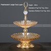 Contemporary Snack Candy Plate 2-3 Tiered Stand Glass Compote Serving Bowl