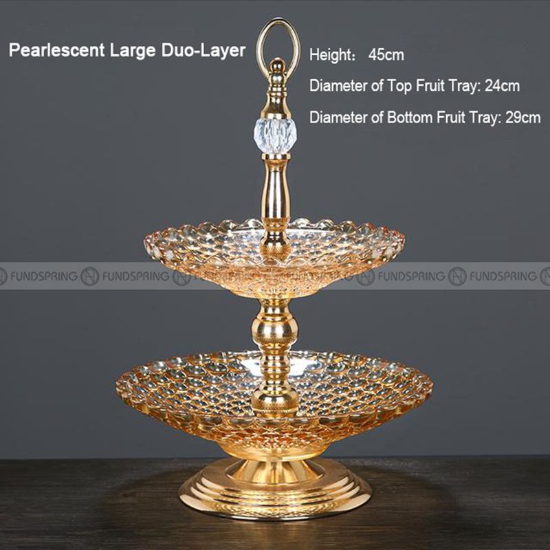 Contemporary Snack Candy Plate 2-3 Tiered Stand Glass Compote Serving Bowl Contemporary Snack Candy Plate 2-3 Tiered Stand Glass Compote Serving Bowl