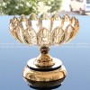 European Glass High-Foot Fruit Bowl: Stylish Living Room Snack and Nuts Pot European Glass High-Foot Fruit Bowl: Stylish Living Room Snack and Nuts Pot