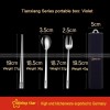 304 Stainless Steel Portable Cutlery Set 3 Pcs Fork Spoon Chopsticks 304 Stainless Steel Portable Cutlery Set 3 Pcs Fork Spoon Chopsticks