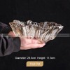 Crystal Clear Elegance: Minimalist Glass Fruit Pot and Bowl Set Crystal Clear Elegance: Minimalist Glass Fruit Pot and Bowl Set