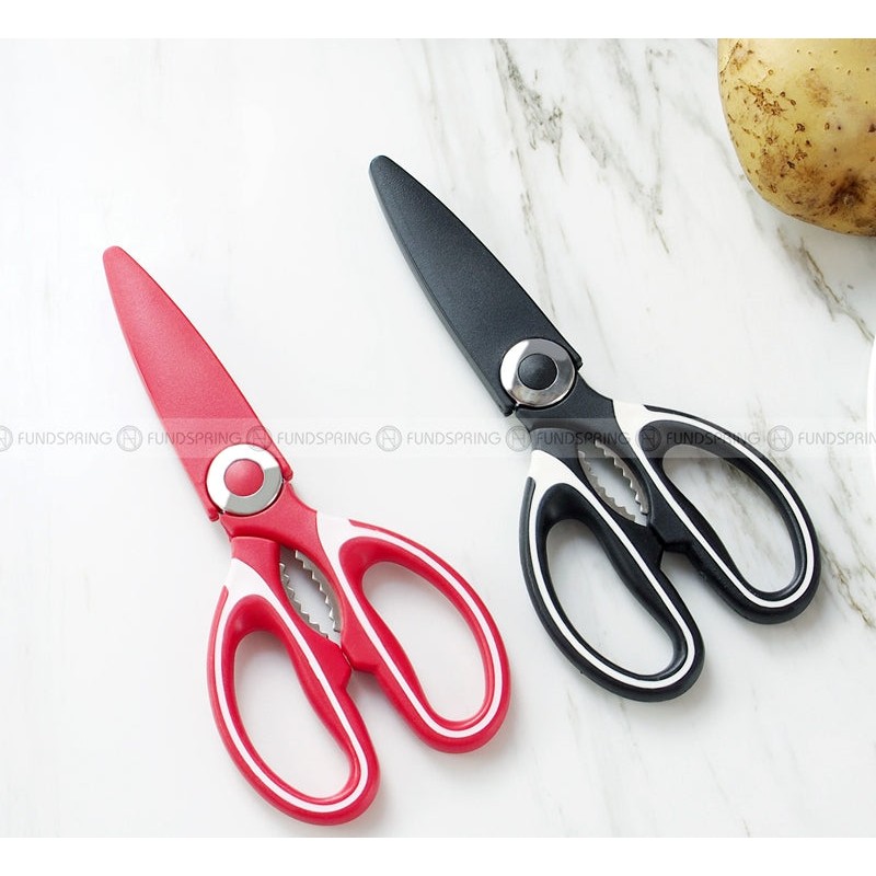 VersaSnip Culinary Companion: Multipurpose Stainless Steel Kitchen Shears with Bottle Opener