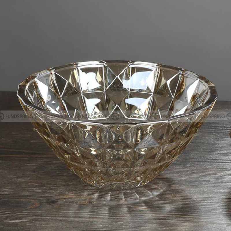 Glassy Delight: Thickened Glass Fruit Plate and Bowl for Elegant Serving Glassy Delight: Thickened Glass Fruit Plate and Bowl for Elegant Serving