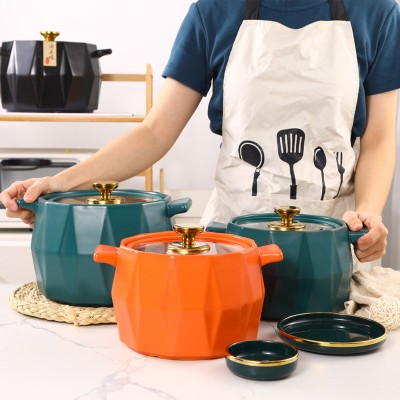 Elegant Chinese Style Soup Casserole - Anti-Dry Household Cooking Casserole Elegant Chinese Style Soup Casserole - Anti-Dry Household Cooking Casserole