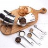 Stainless Steel Measuring Set: 16-Piece Precision Spoons and Cups Kit Stainless Steel Measuring Set: 16-Piece Precision Spoons and Cups Kit