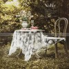 Kokham Tablecloth White Lace Embroidery Dining/Tea Table Cover
