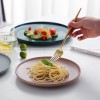 Nordic Ceramic Flat Plate Fruit Salad Plate Matte Shallow Plate Nordic Ceramic Flat Plate Fruit Salad Plate Matte Shallow Plate