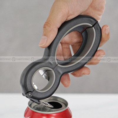 Versatile 6-in-1 Can and Bottle Opener Combo: Creative Multifunctional Tool Versatile 6-in-1 Can and Bottle Opener Combo: Creative Multifunctional Tool