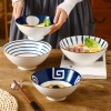 Artistry in Bowls: Japanese Style Underglaze Ceramic Dinner Bowls Set of 4 Artistry in Bowls: Japanese Style Underglaze Ceramic Dinner Bowls Set of 4
