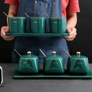 Ceramic Seasoning Set for Kitchen – Salt and Sugar Jars Combination Ceramic Seasoning Set for Kitchen – Salt and Sugar Jars Combination