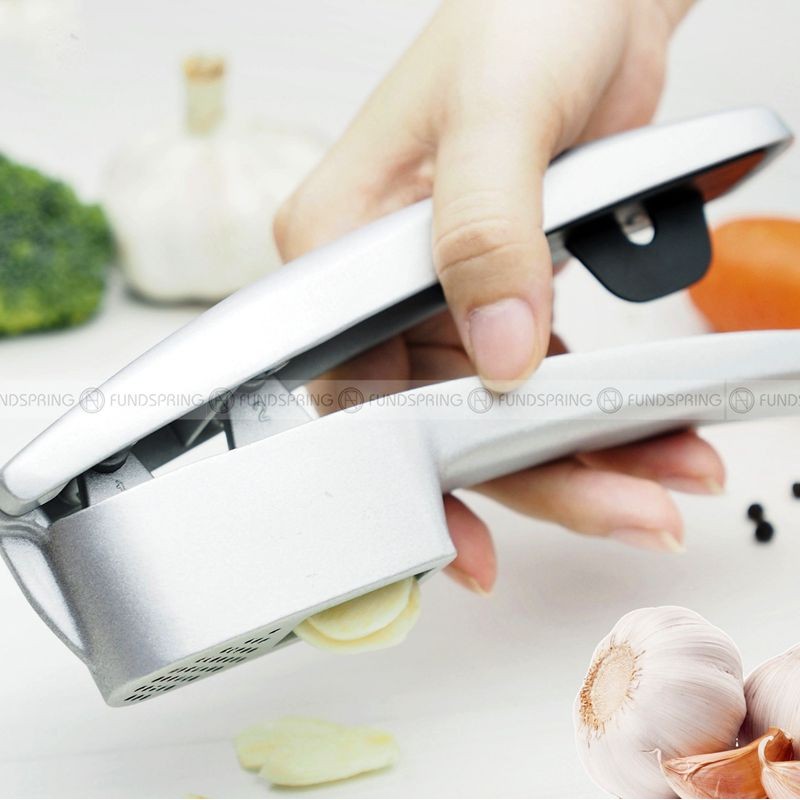 Kitchen Gadgets Alloy Garlic Paste Tool Garlic Press Garlic Slicer