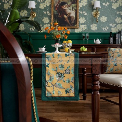 Dream Noah Table Runner Pastoral Velvet Table Decoration Cloth Dream Noah Table Runner Pastoral Velvet Table Decoration Cloth