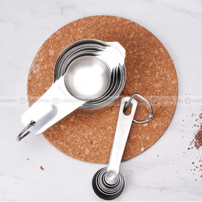 Precision Measuring Set: 14-Piece Stainless Steel Spoons and Cups Ensemble Precision Measuring Set: 14-Piece Stainless Steel Spoons and Cups Ensemble